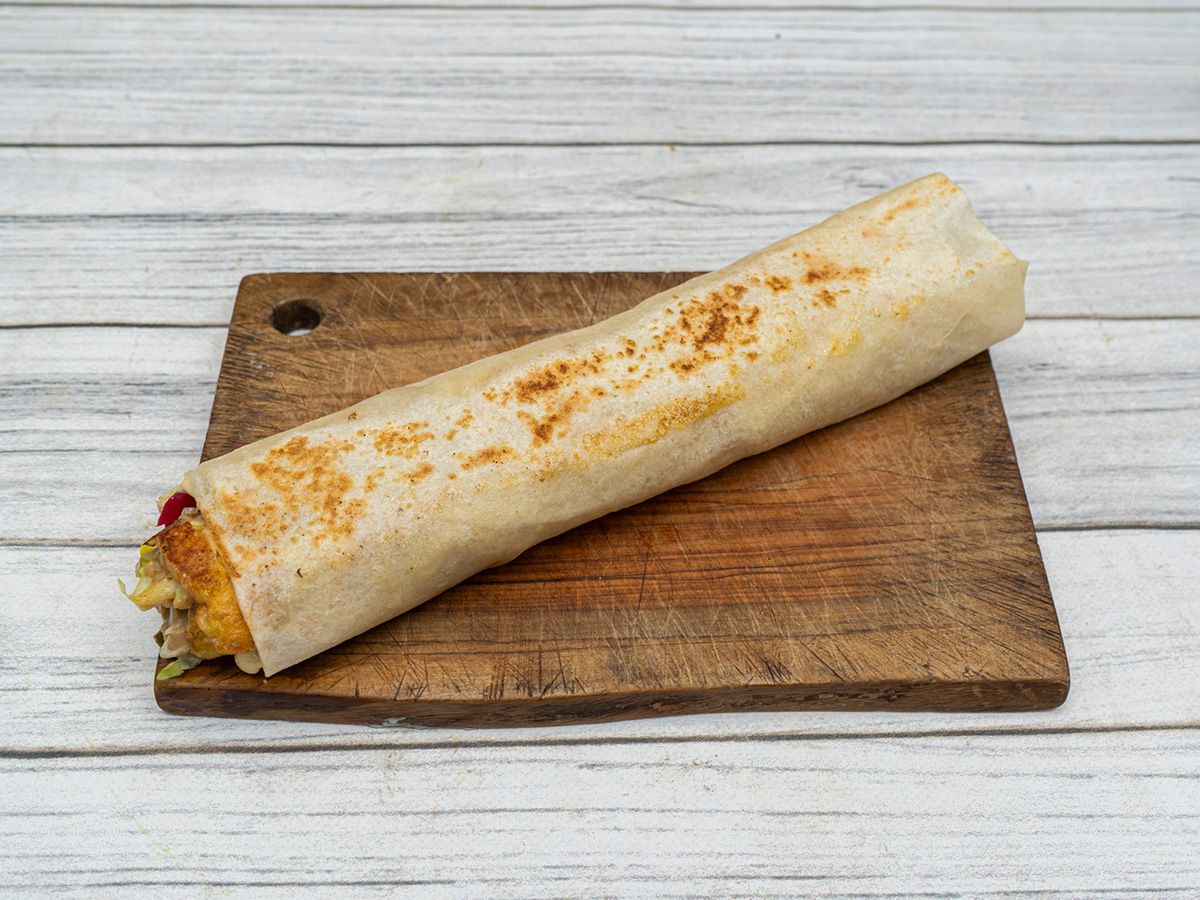 Egg sandwich with foul