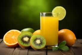 Lemon With Orange And Kiwi