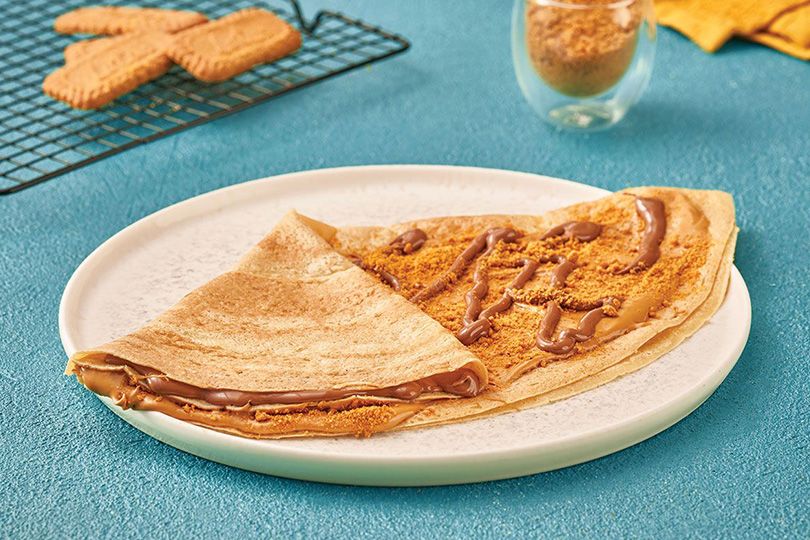 Lotus And Chocolate Crepe