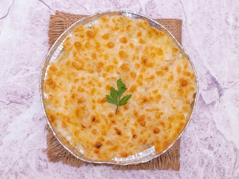 Negresco with chicken and Abu Riyad cheese