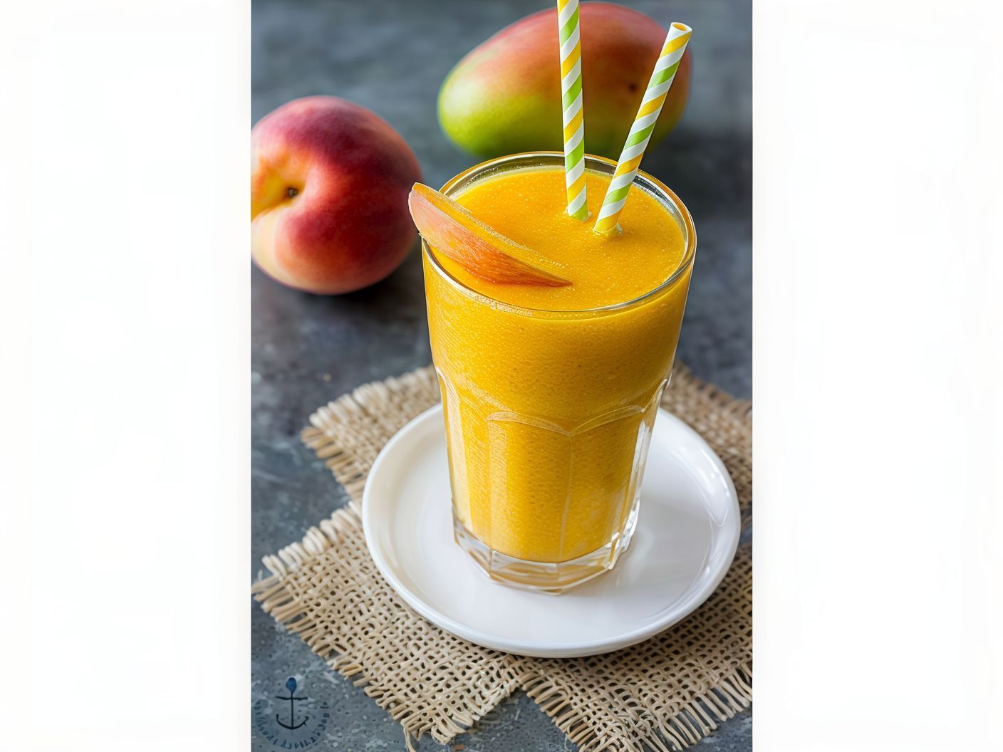 Mango With Peach Smoothie