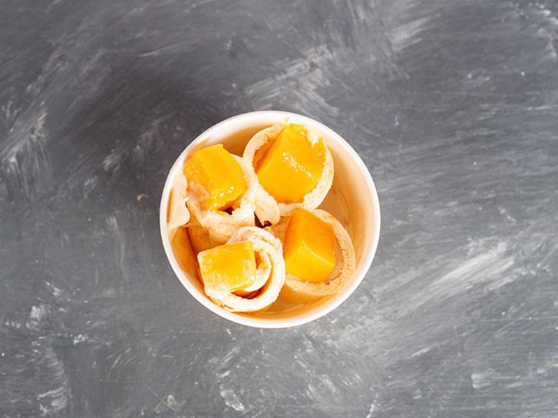 Mango Ice Cream Roll