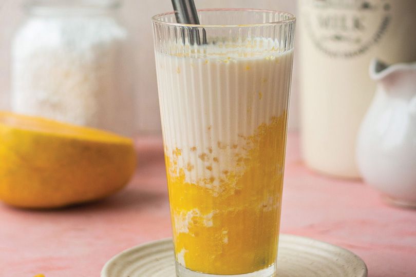 Mango With Milk Juice