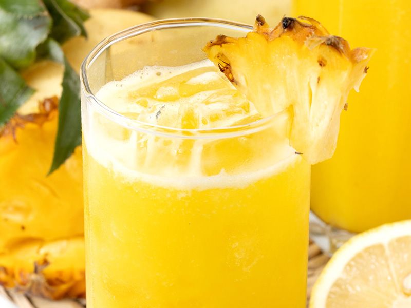 Mango With Pineapple Juice