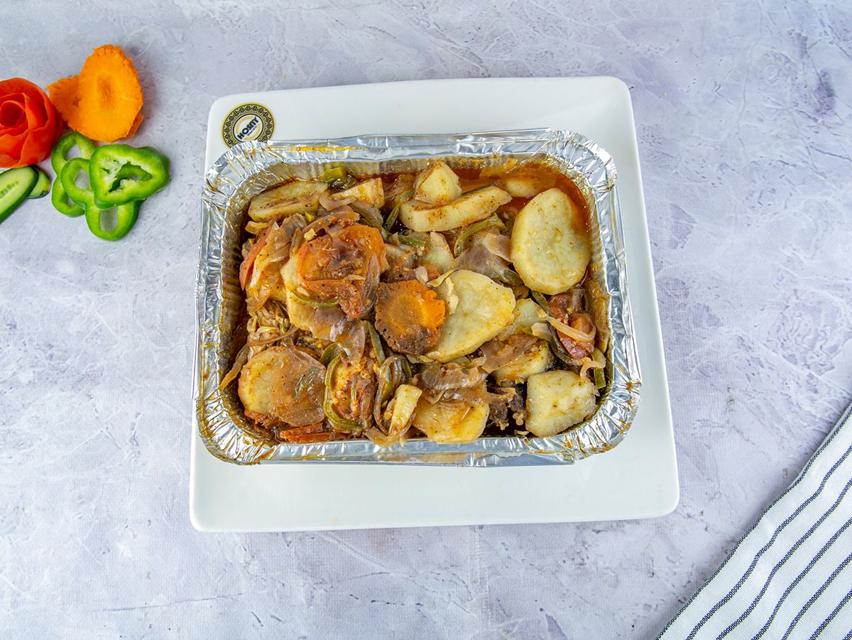 War2et Lahm With Potatoes Platter