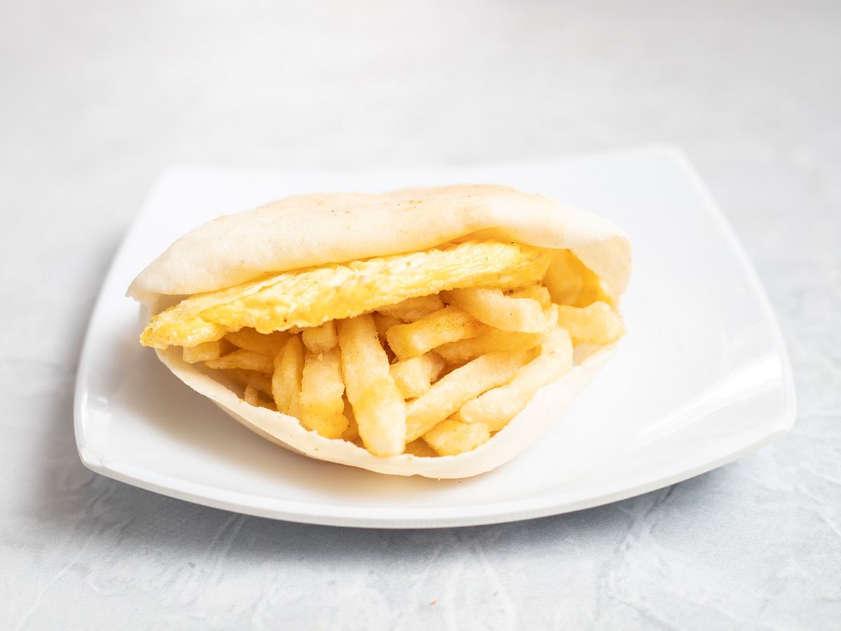 French Fries with Omelette