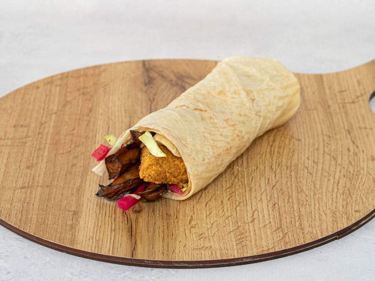 falafel with eggplant Mix Sandwich
