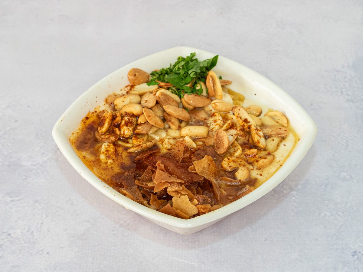 Hummus Fattah With Nuts