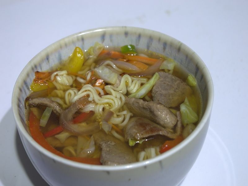 Meat Noodles Soup