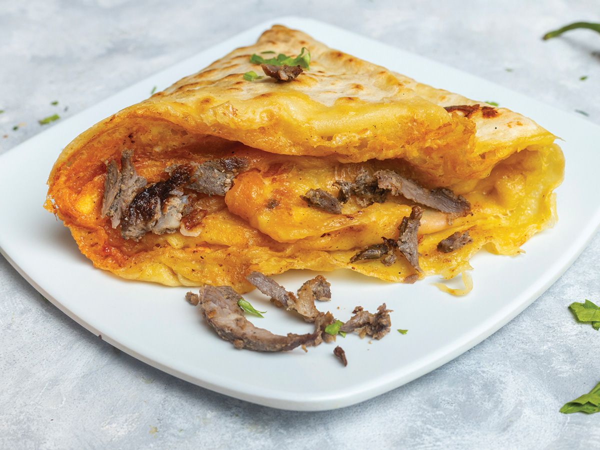Meat Shawarma Crepe