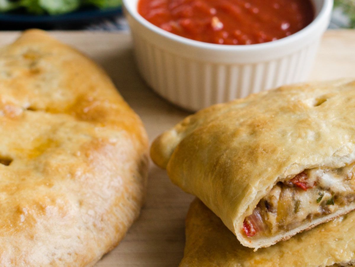 Meat Shawerma Calzone
