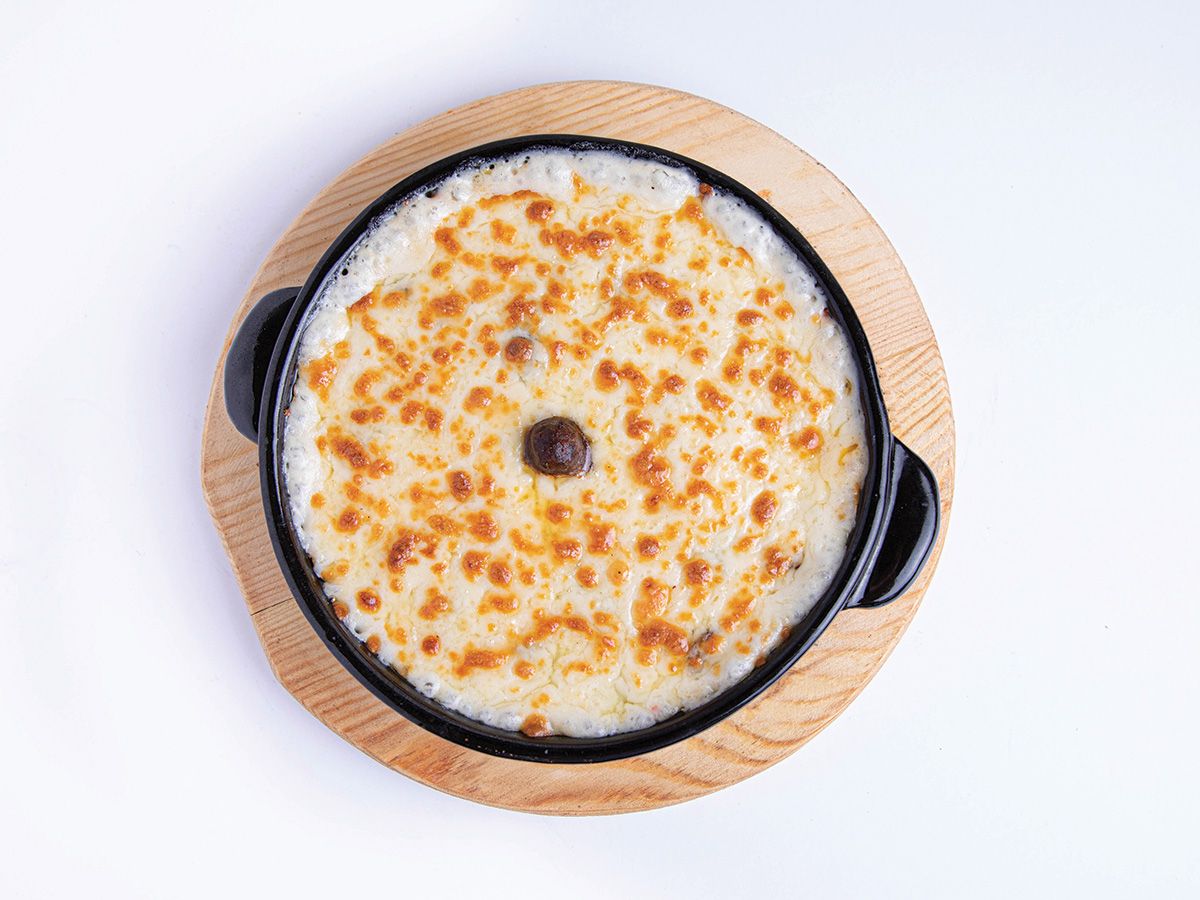 Melted Cheese Sausage Oven Pasta