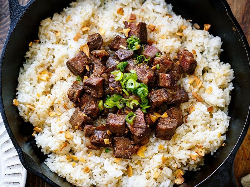 Mexican Meat fajita rice