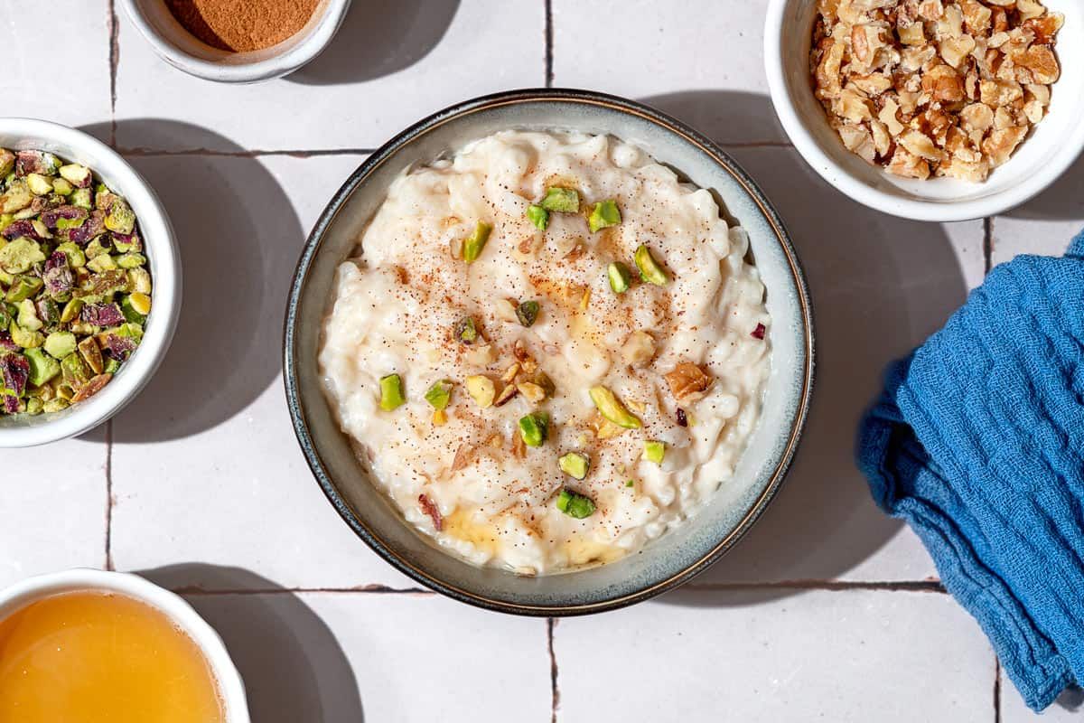 Rice Pudding With Nuts