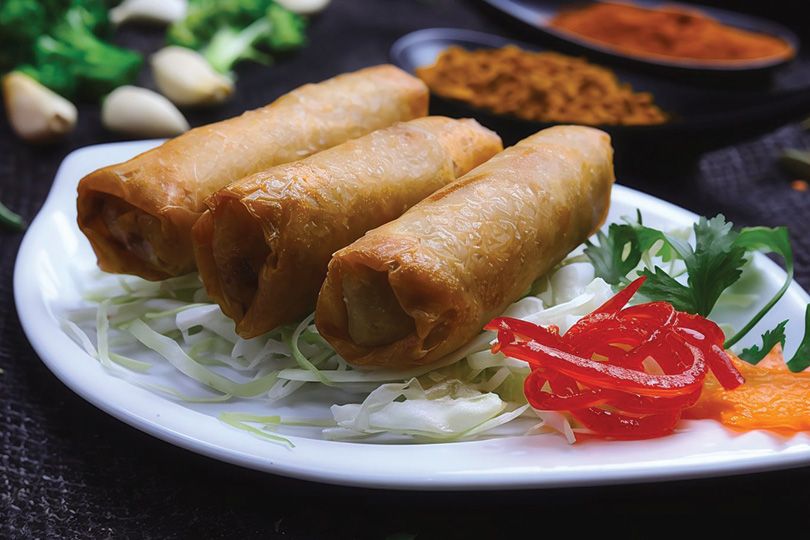 Spring Rolls with Cheese, 3 Pieces