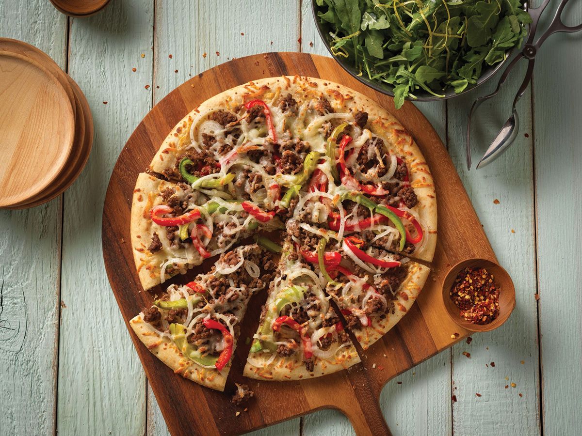 Mix Meat Oriental pizza
