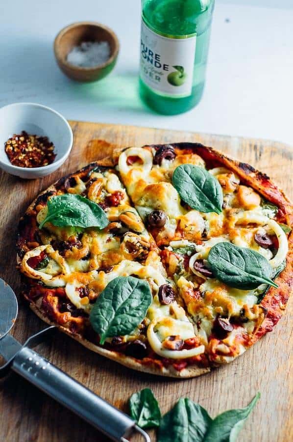 Mix Seafood Olives Pizza