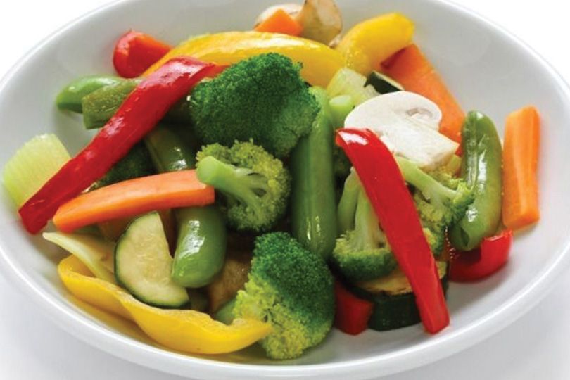 Vegetable mix with garlic