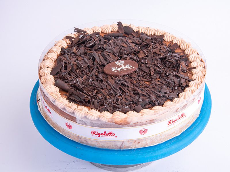 Mocha With Vanilla And Caramel Cake