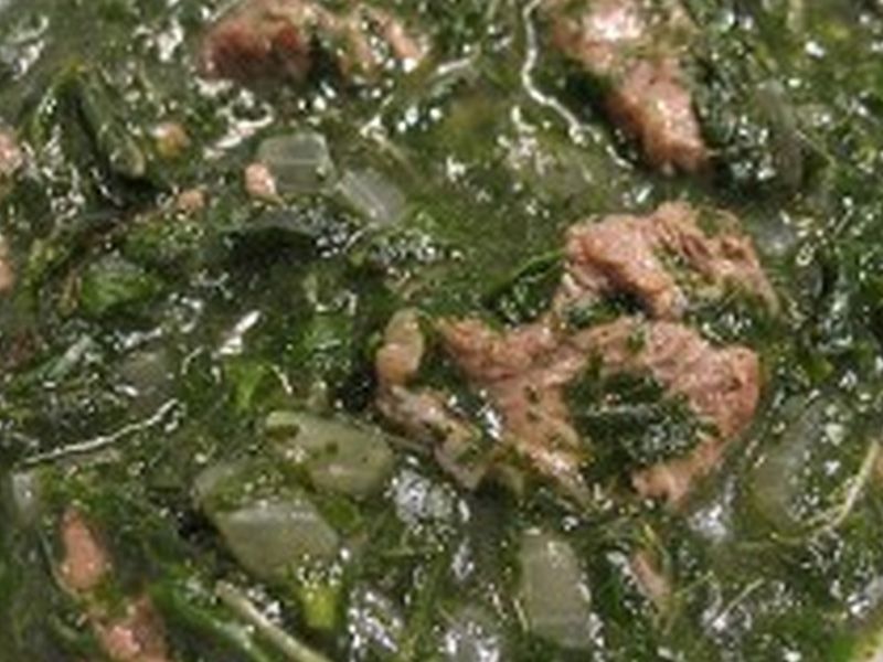Molokhia With Meat