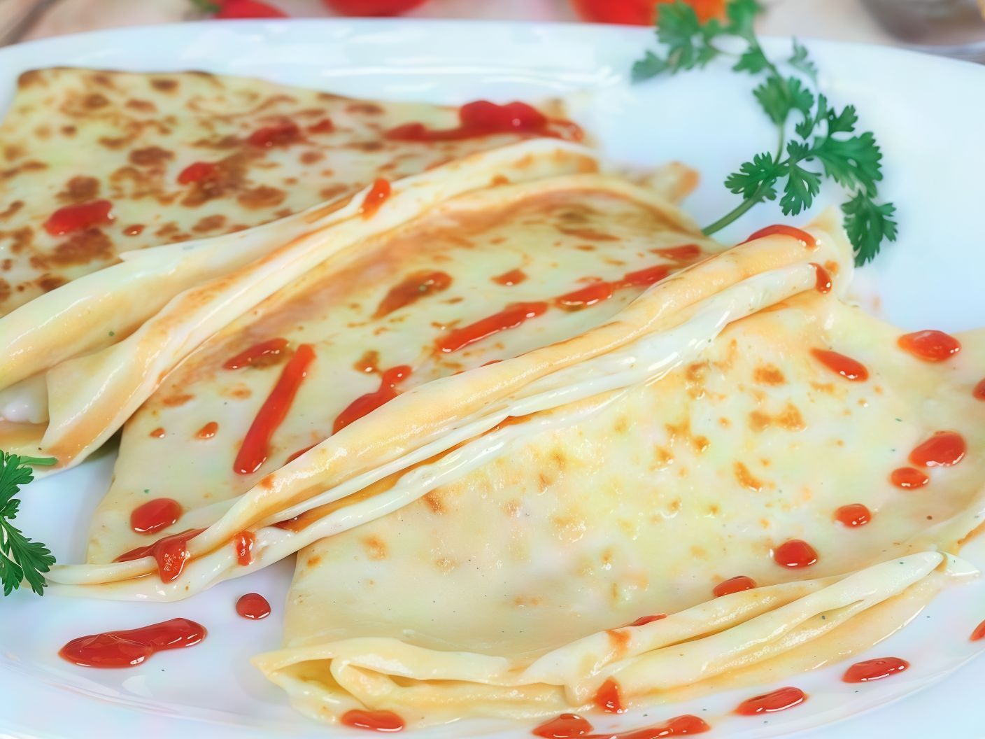 Mozzarella crepe