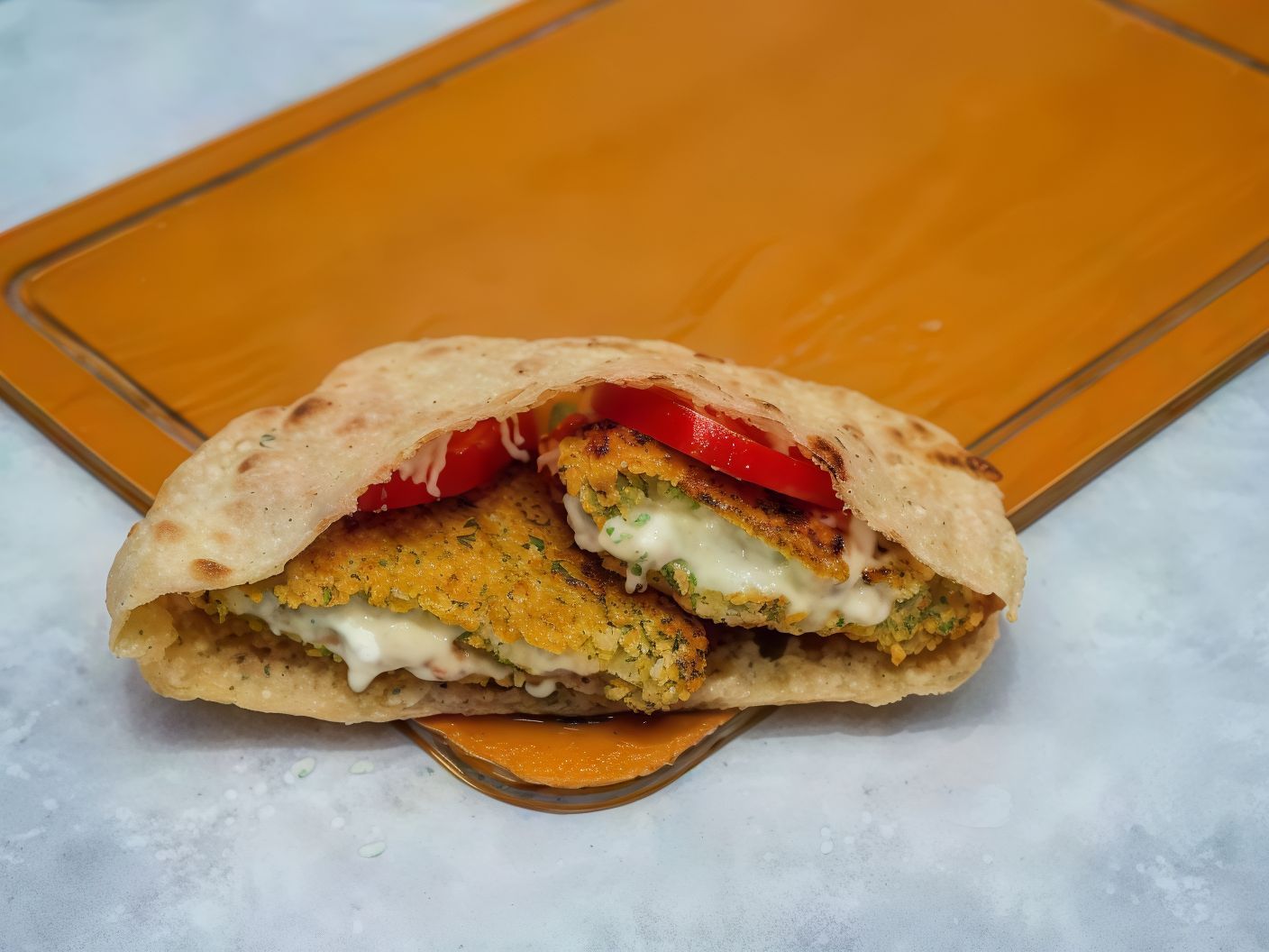 Falafel with Mozzarella cheese