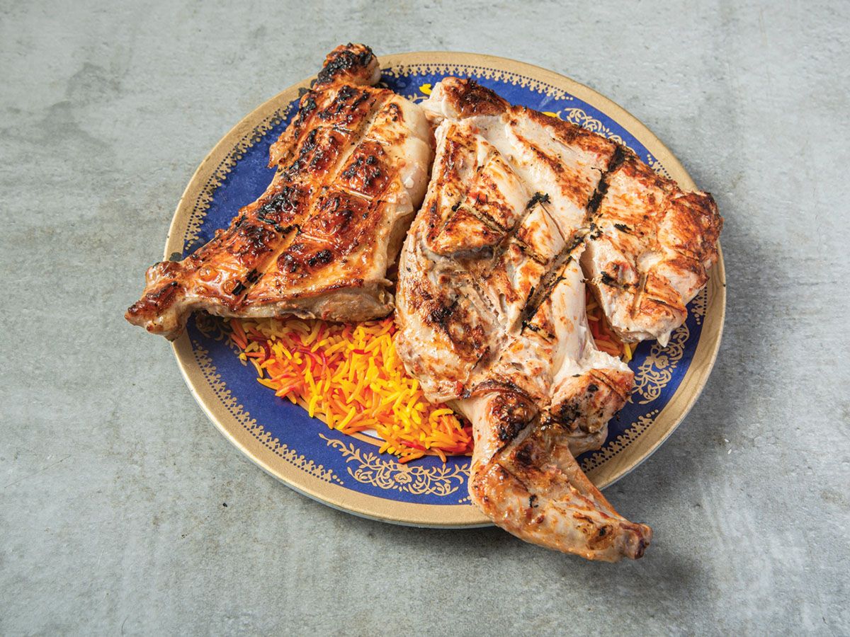 Half Grilled Chicken