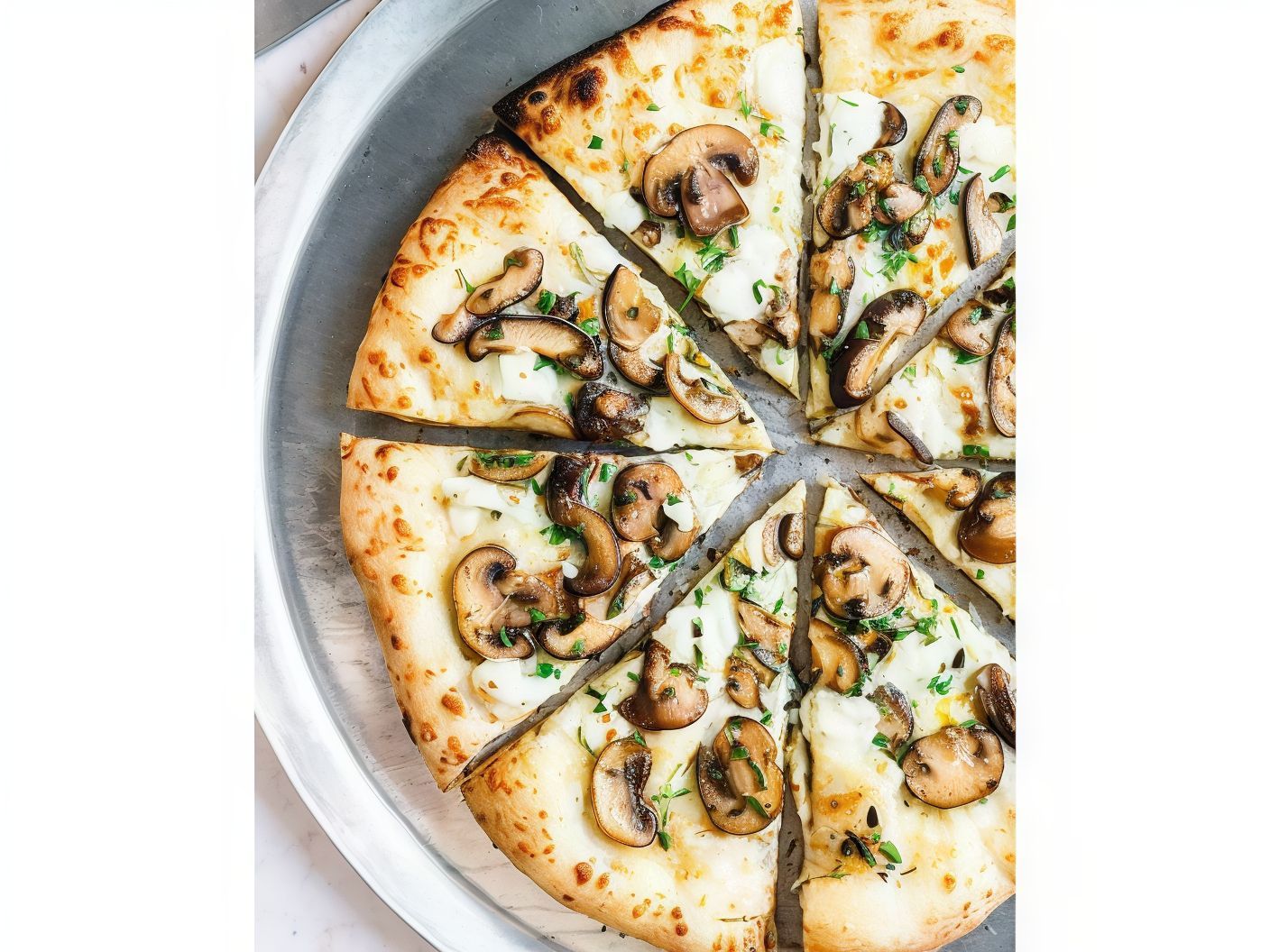 Mushroom Italian Pizza