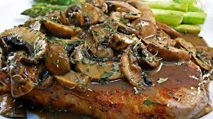 Mushroom Beef Piccata
