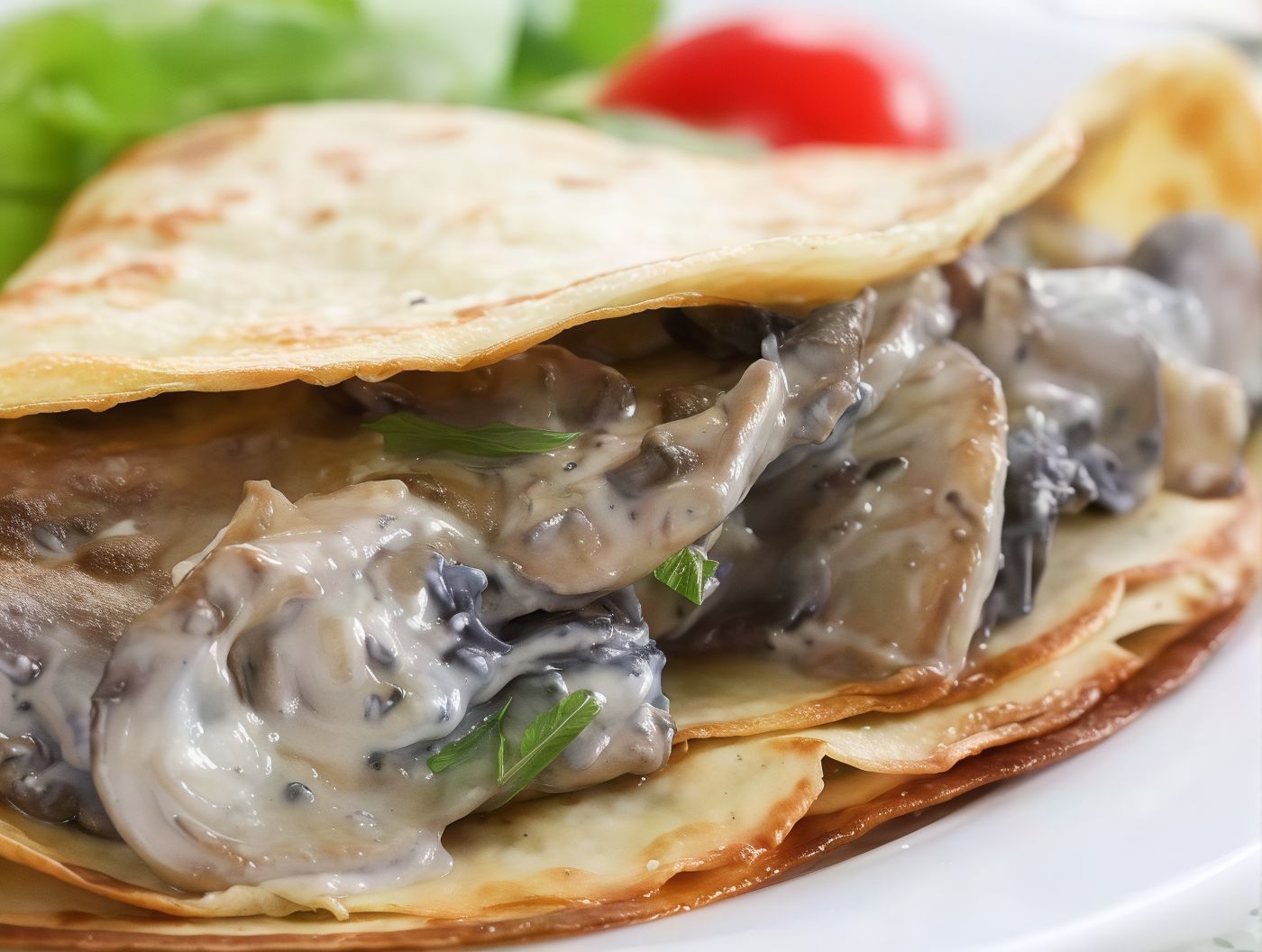 Mushroom Crepe