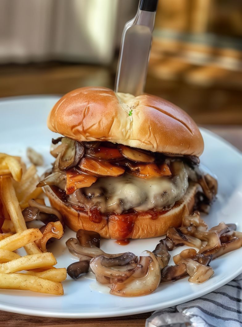 Mushroom Ranch Burger