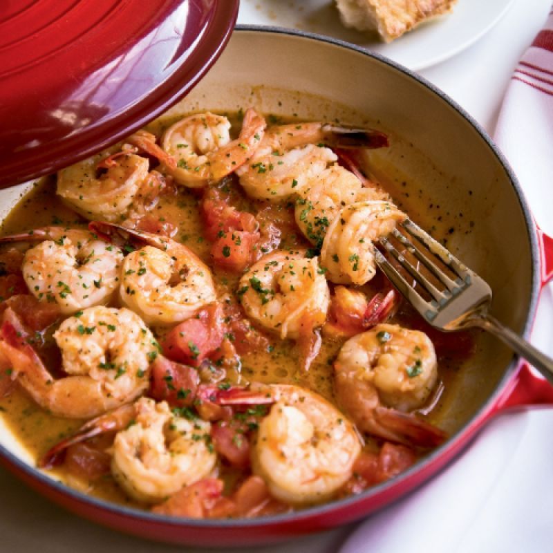 Mushroom Shrimp Provencal