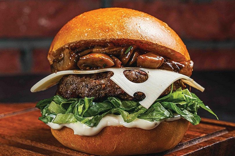 Swiss Mushroom Burger