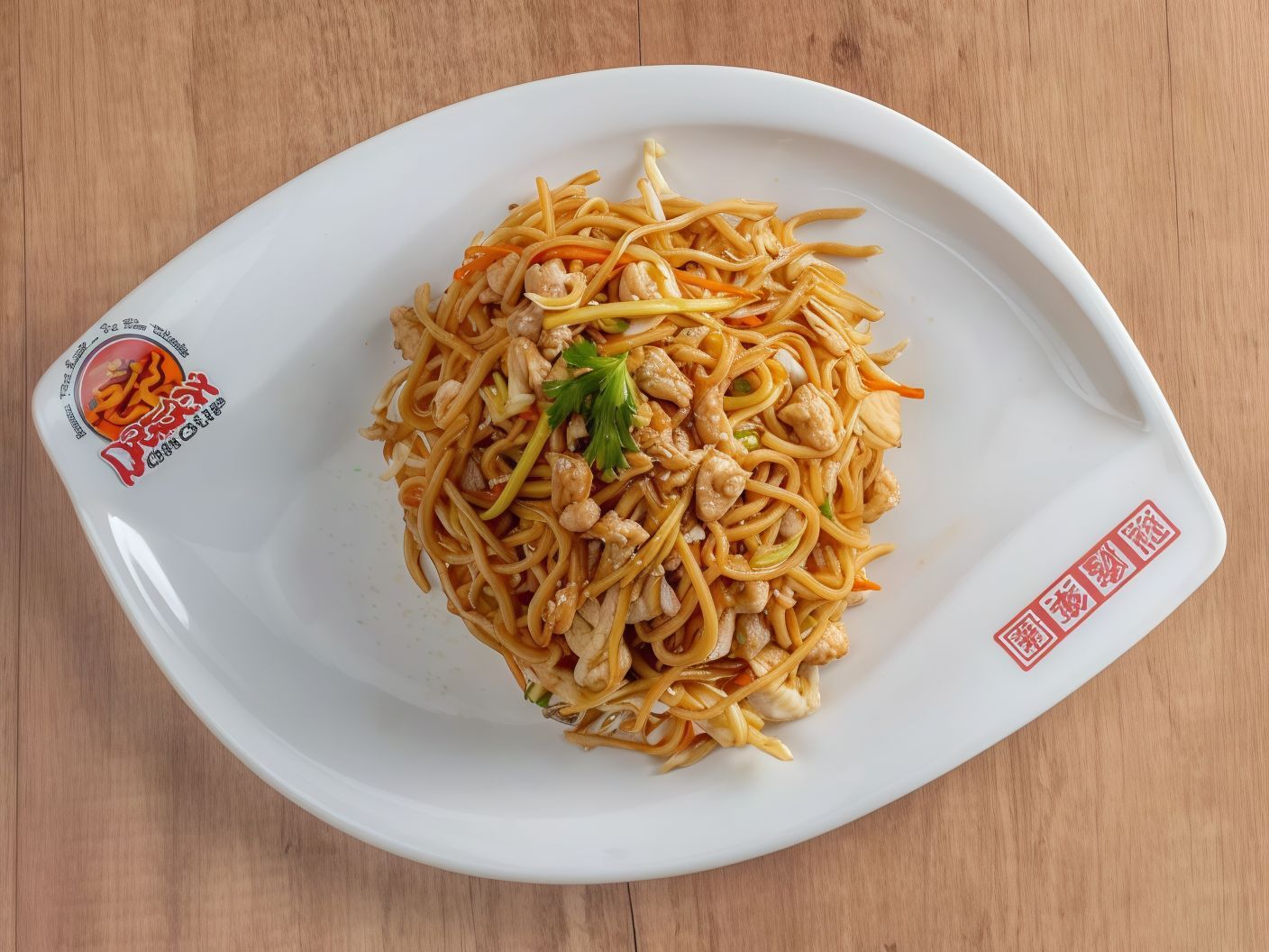 N02- Hand Made Noodles with Chicken In Chinese Style