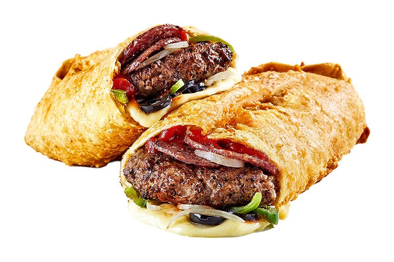 Nacho Pizza Burger