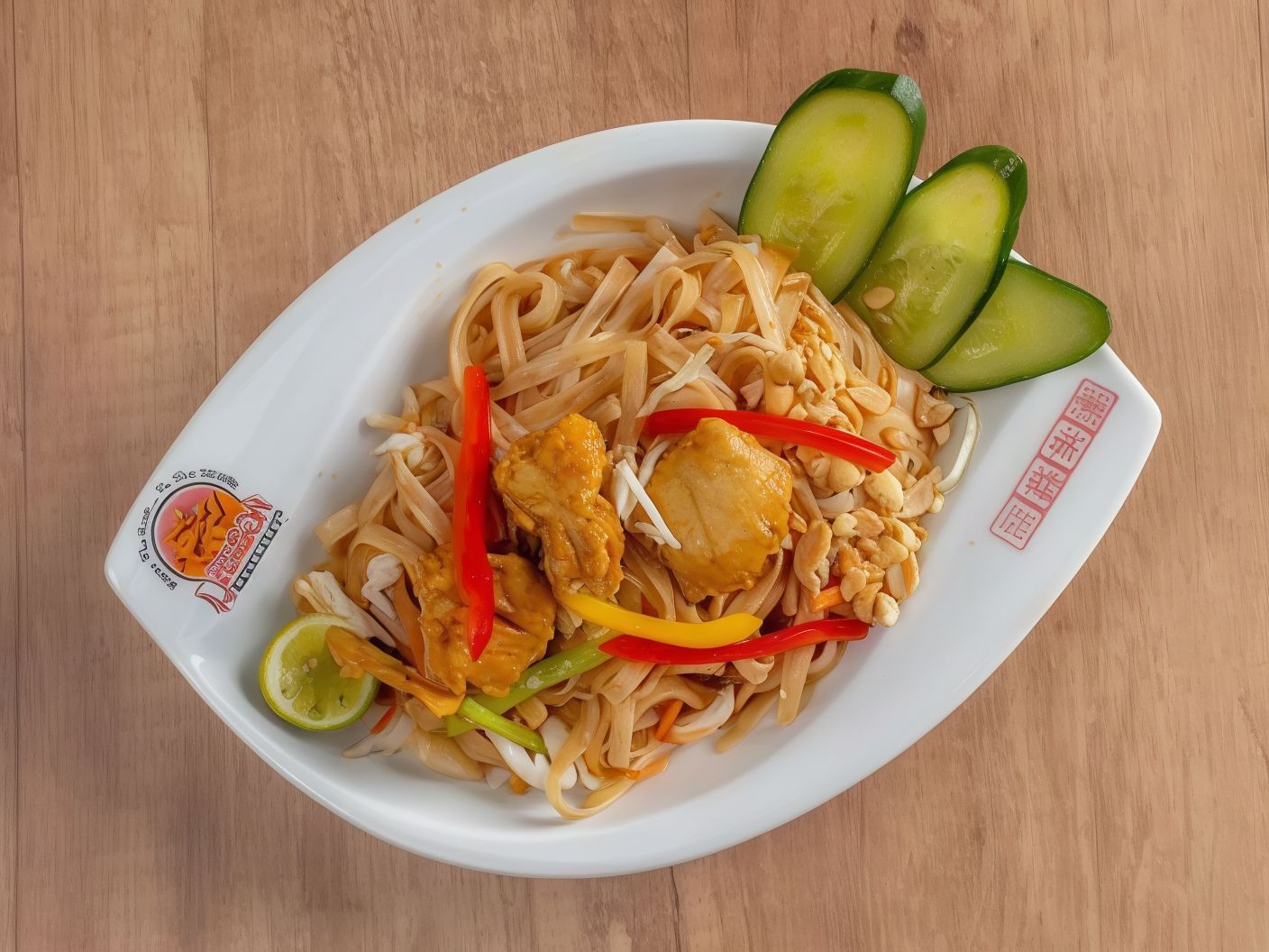 NT02- Hot Rice Noodles with Chicken In Thai Style