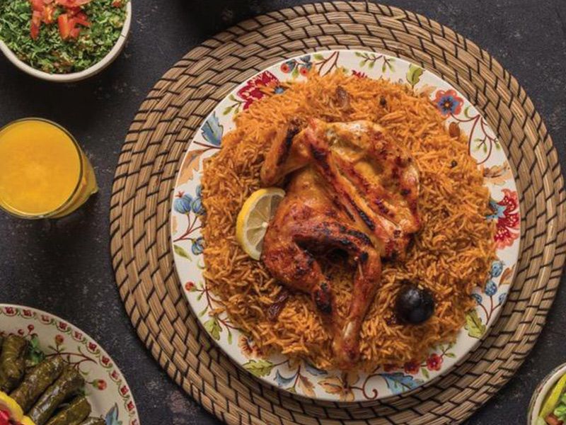 Quarter Chicken Meal with Basmati Rice