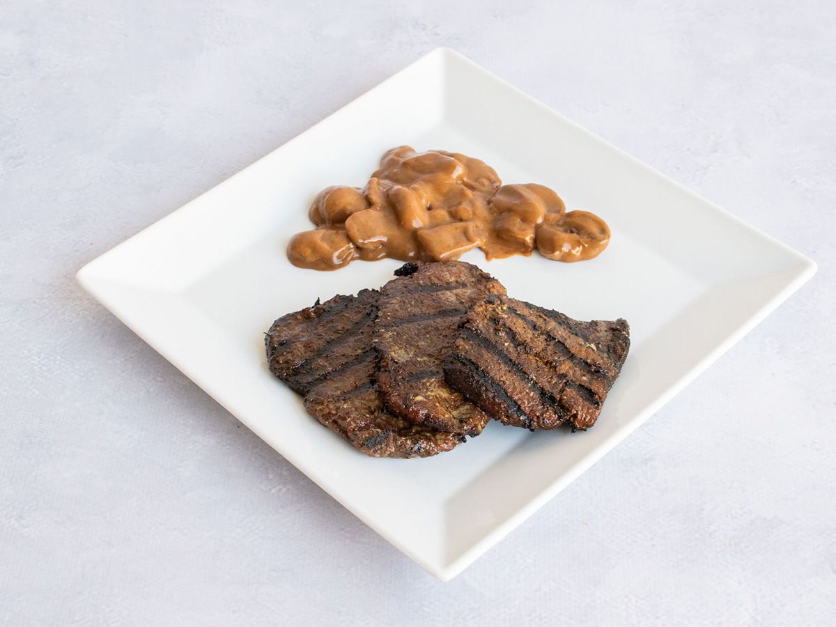 Beef Fillet With Mushrooms And Porcini Mushrooms Or Beef Fillet And Artichokes