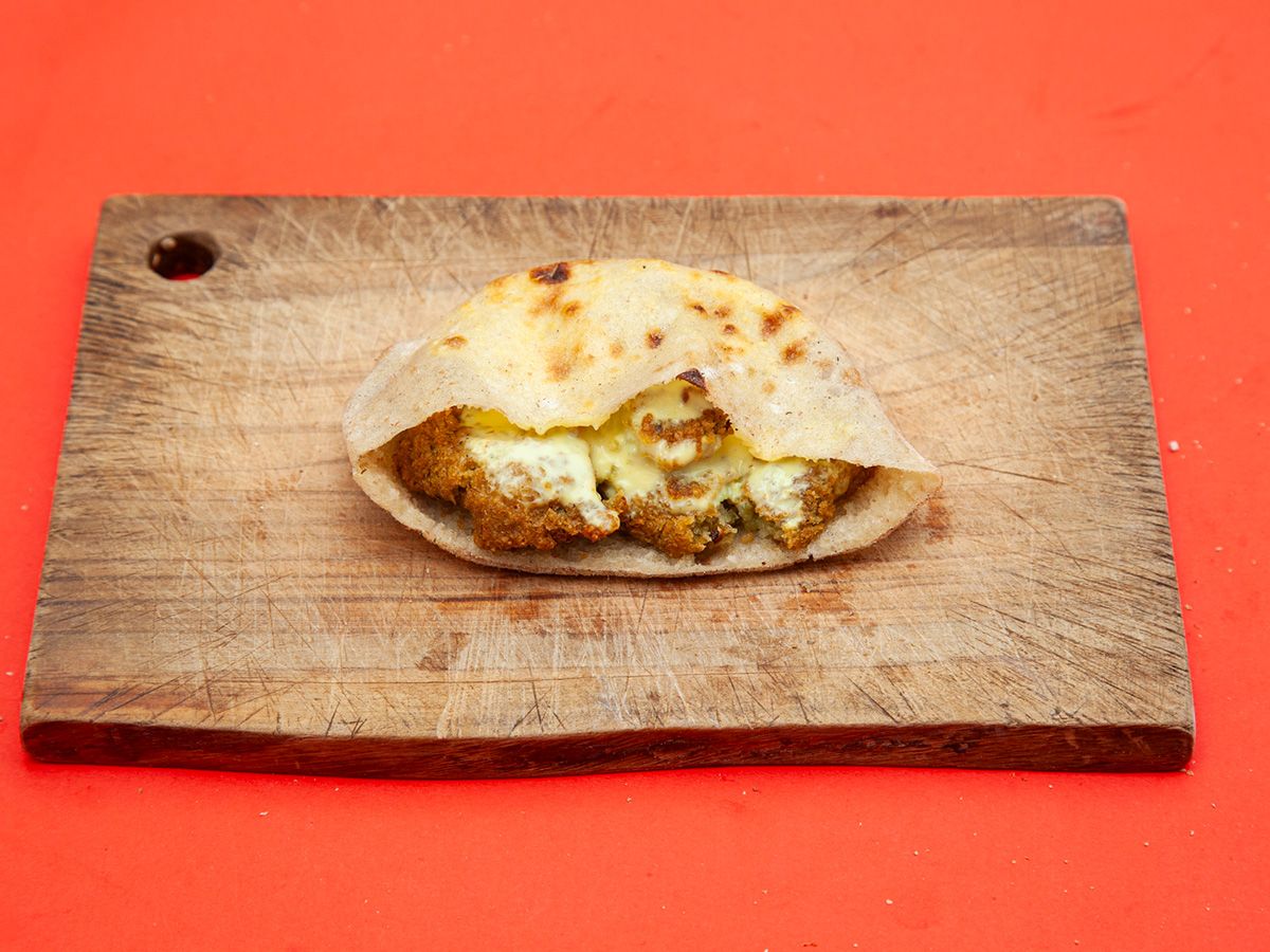 Cheddar Falafel Patty