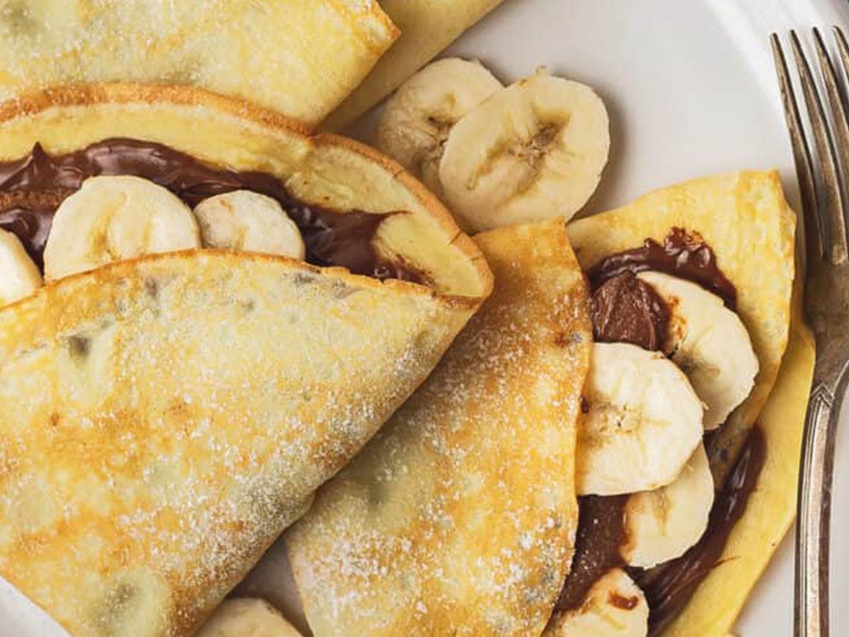 Nutella Banana Crepe