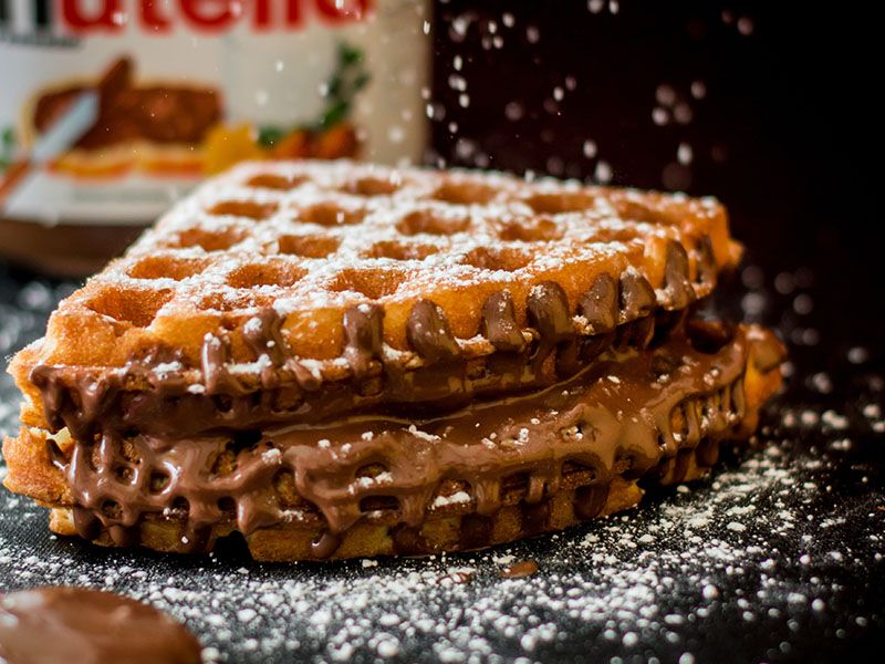 Nutella Chocolate Waffle