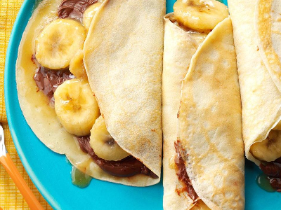 Chocolate With Banana Crepe