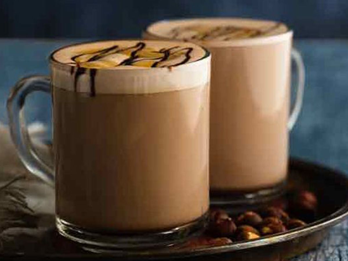 hot nutella latte