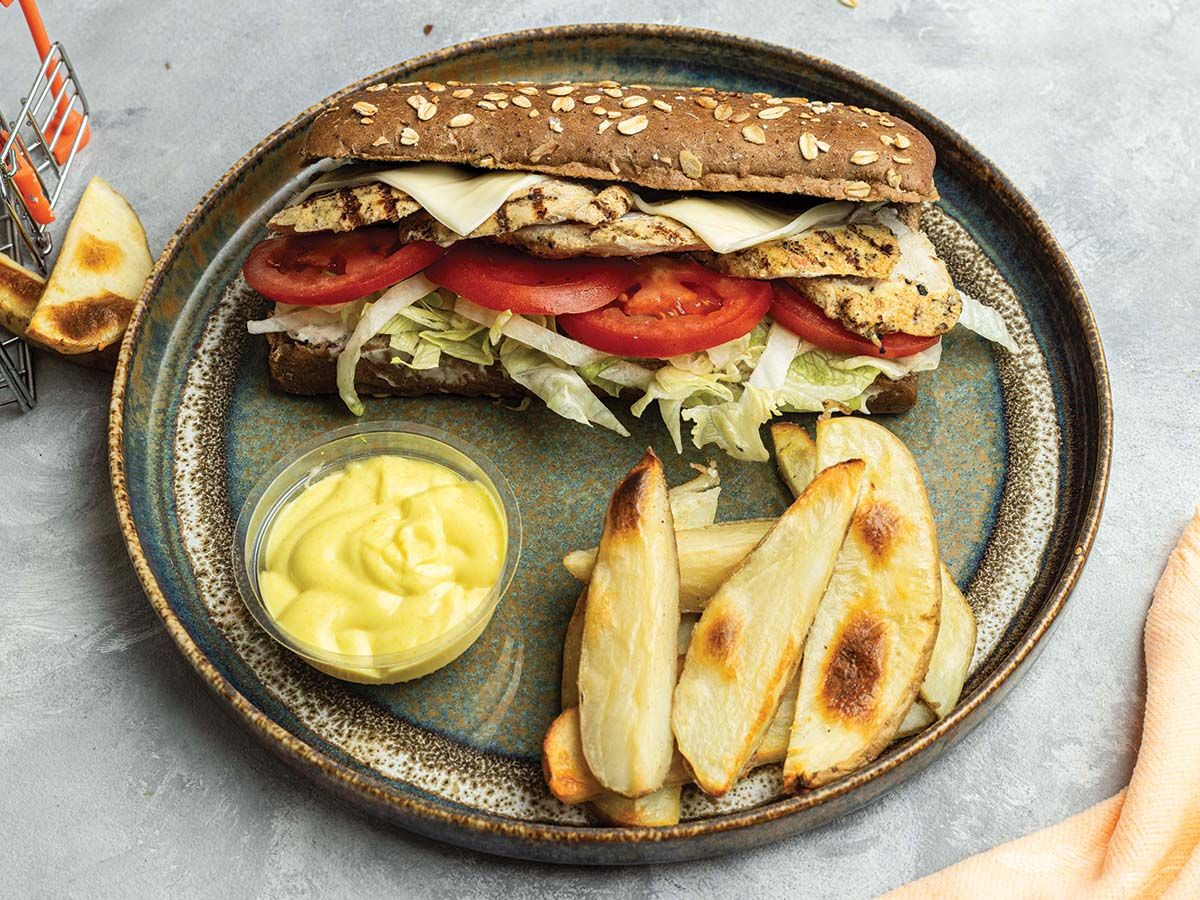 Chicken Garlic Panini
