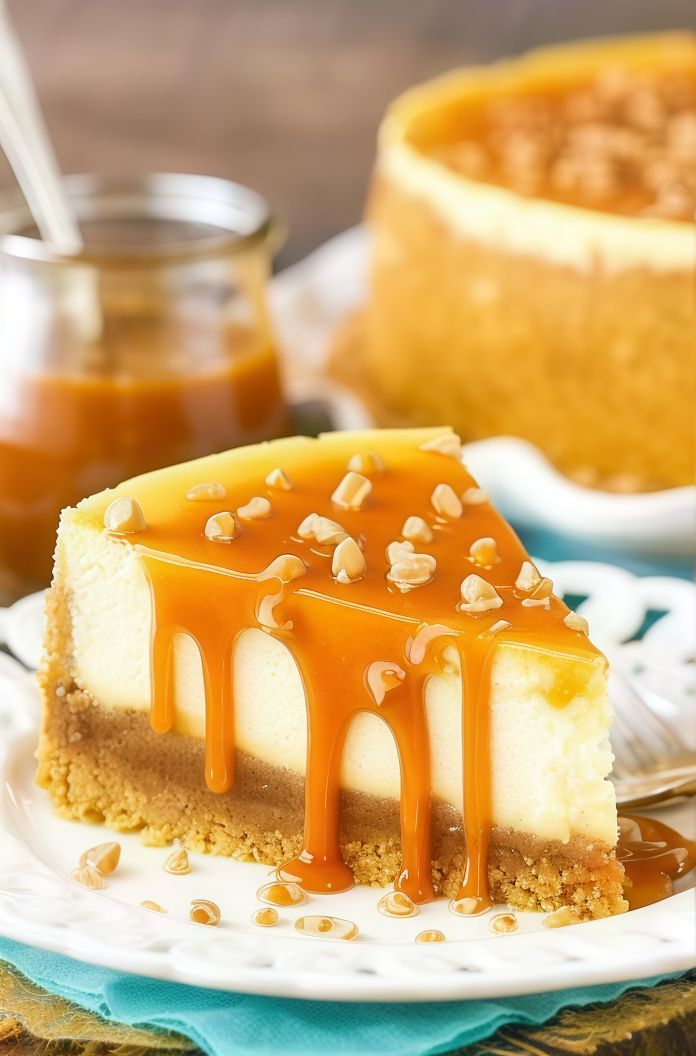 Caramel cheesecake
