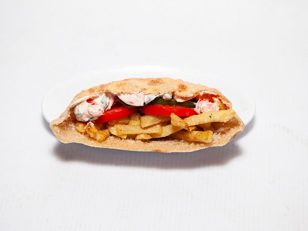Potato and Obour Land Cheese Sandwich