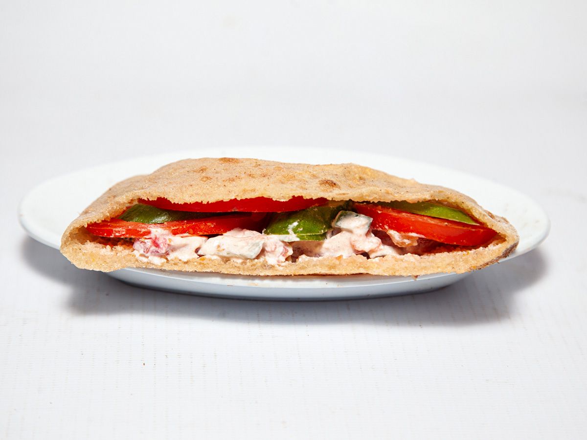 Obour Land Cheese Sandwich with Tomato and Cucumber