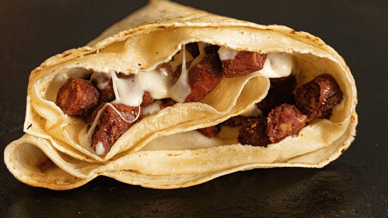 Hot Dog crepe