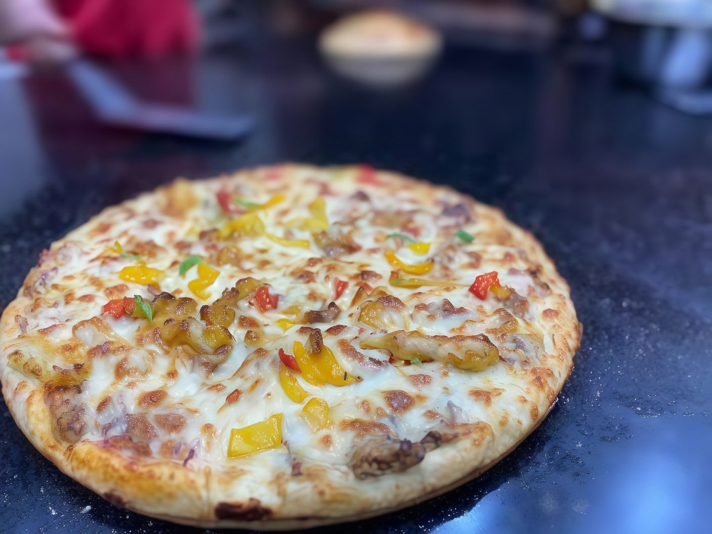 Oriental Sausage Pizza