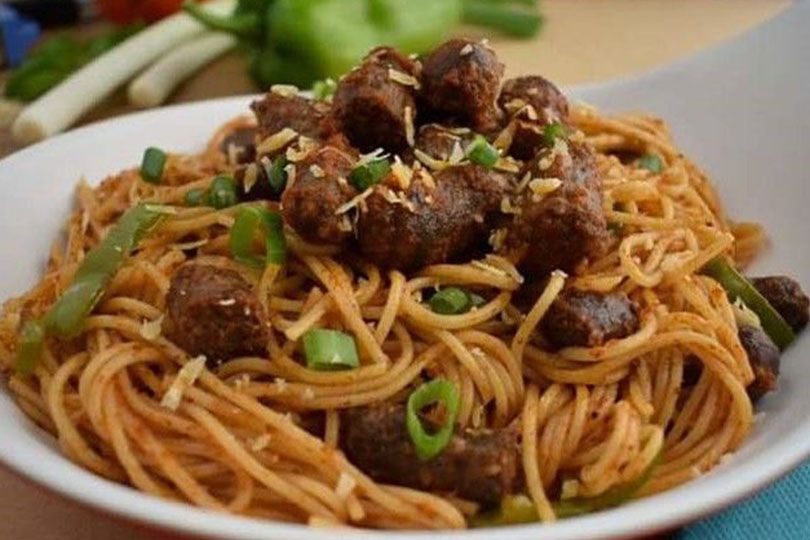 Oriental Sausage Pizza